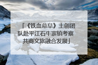 《铁血幕阜》主创团队赴平江石牛寨镇考察 共商文旅融合发展