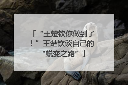 “王楚钦你做到了！”王楚钦谈自己的“蜕变之路”