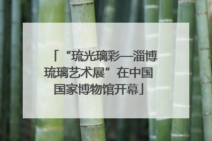“琉光璃彩—淄博琉璃艺术展”在中国国家博物馆开幕
