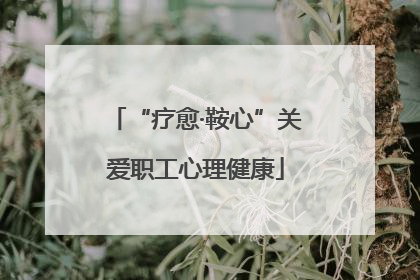 “疗愈·鞍心”关爱职工心理健康