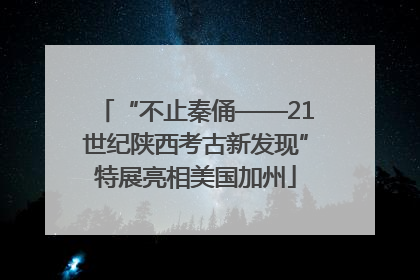 “不止秦俑——21世纪陕西考古新发现”特展亮相美国加州