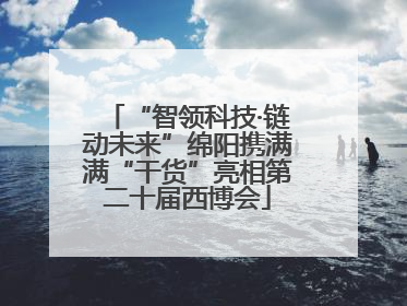“智领科技·链动未来”绵阳携满满“干货”亮相第二十届西博会