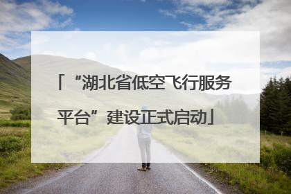 “湖北省低空飞行服务平台”建设正式启动