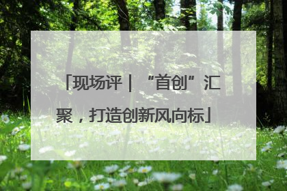 现场评｜“首创”汇聚，打造创新风向标