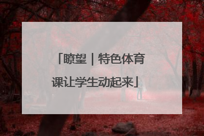瞭望｜特色体育课让学生动起来