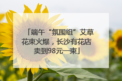 端午“氛围组”艾草花束火爆，长沙有花店卖到98元一束