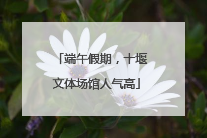 端午假期，十堰文体场馆人气高