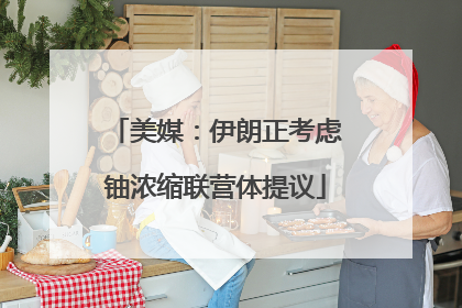 美媒：伊朗正考虑铀浓缩联营体提议