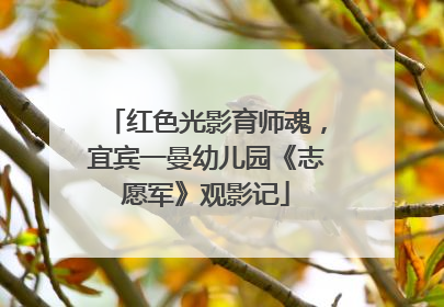 红色光影育师魂，宜宾一曼幼儿园《志愿军》观影记