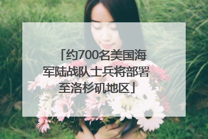 约700名美国海军陆战队士兵将部署至洛杉矶地区