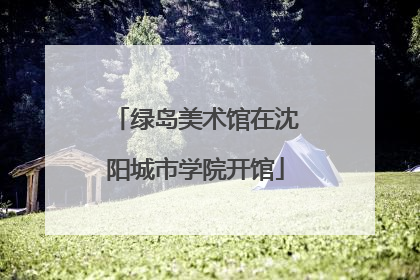 绿岛美术馆在沈阳城市学院开馆