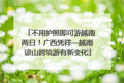 不用护照即可游越南两日！广西凭祥—越南谅山跨境游有新变化