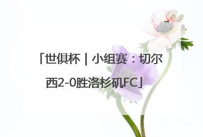 世俱杯｜小组赛：切尔西2-0胜洛杉矶FC