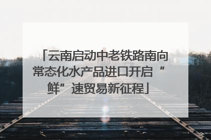 云南启动中老铁路南向常态化水产品进口开启“鲜”速贸易新征程