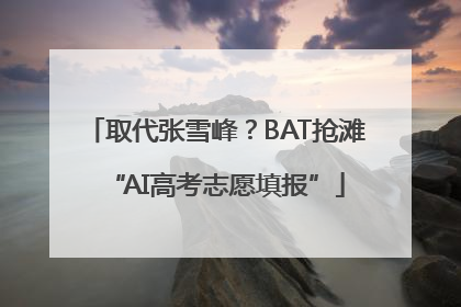 取代张雪峰？BAT抢滩“AI高考志愿填报”