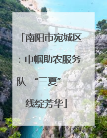 南阳市宛城区：巾帼助农服务队 “三夏”一线绽芳华