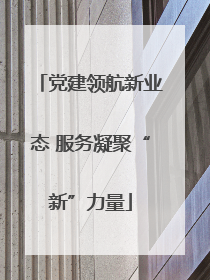 党建领航新业态 服务凝聚“新”力量