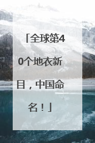 全球第40个地衣新目，中国命名！