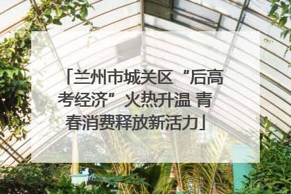 兰州市城关区“后高考经济”火热升温 青春消费释放新活力