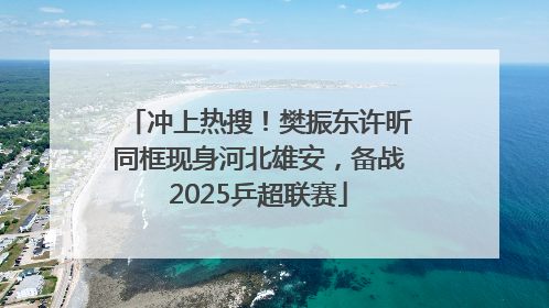 冲上热搜！樊振东许昕同框现身河北雄安，备战2025乒超联赛