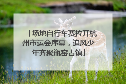 场地自行车赛拉开杭州市运会序幕，追风少年齐聚瓶窑古镇