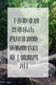 多彩非遗荟萃乐山 四川非遗焕新购物节启幕｜镜观四川