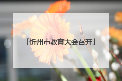 忻州市教育大会召开