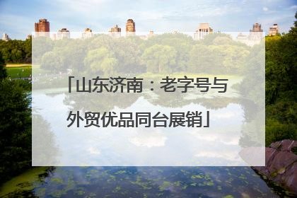 山东济南：老字号与外贸优品同台展销