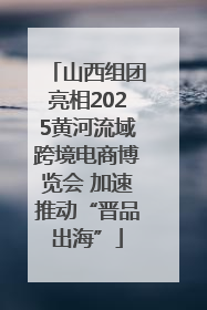 山西组团亮相2025黄河流域跨境电商博览会 加速推动“晋品出海”