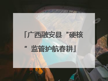 广西融安县“硬核”监管护航春耕