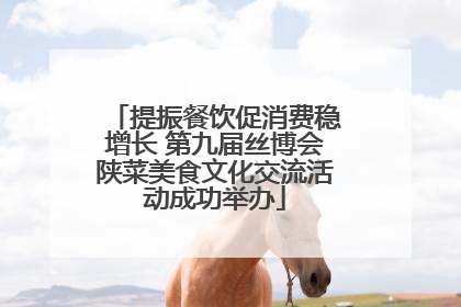 提振餐饮促消费稳增长 第九届丝博会陕菜美食文化交流活动成功举办