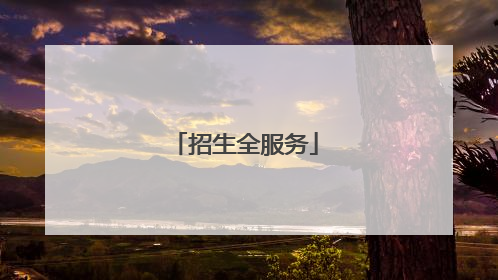 招生全服务