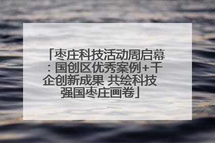 枣庄科技活动周启幕：国创区优秀案例+千企创新成果 共绘科技强国枣庄画卷