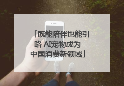 既能陪伴也能引路 AI宠物成为中国消费新领域
