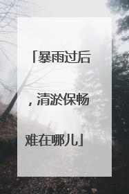暴雨过后，清淤保畅难在哪儿