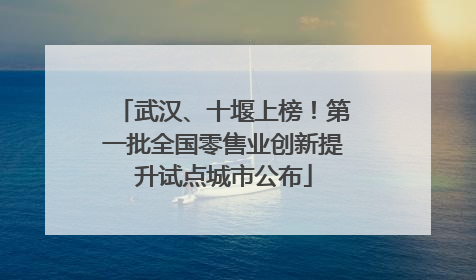 武汉、十堰上榜！第一批全国零售业创新提升试点城市公布