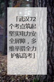 武汉72个考点筑起坚实电力安全屏障，多维举措全力护航高考