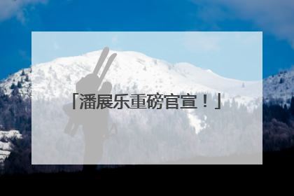 潘展乐重磅官宣！