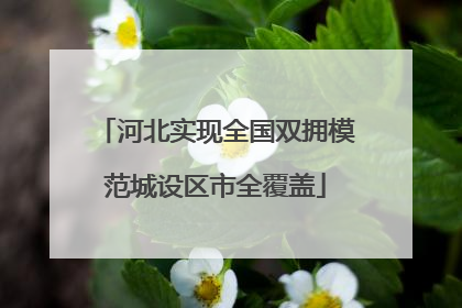 河北实现全国双拥模范城设区市全覆盖