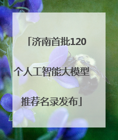 济南首批120个人工智能大模型推荐名录发布