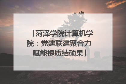 菏泽学院计算机学院：党建联建聚合力 赋能提质结硕果