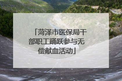 菏泽市医保局干部职工踊跃参与无偿献血活动