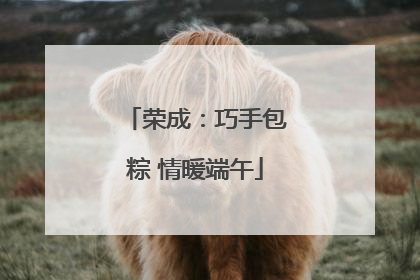 荣成：巧手包粽 情暖端午