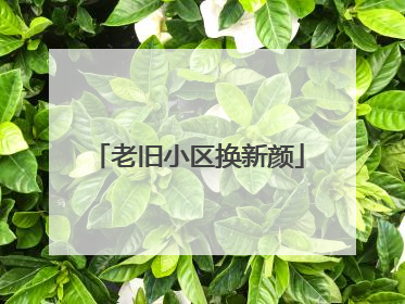 老旧小区换新颜