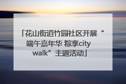 花山街道竹园社区开展“端午嘉年华 粽享city walk”主题活动