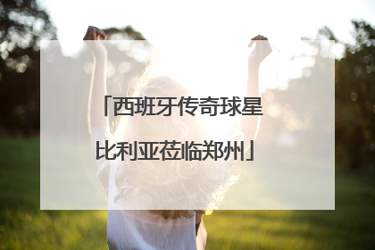 西班牙传奇球星 比利亚莅临郑州