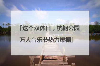 这个双休日，杭钢公园万人音乐节热力爆棚
