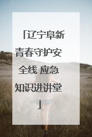 辽宁阜新青春守护安全线 应急知识进讲堂