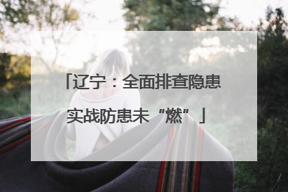辽宁：全面排查隐患 实战防患未“燃”
