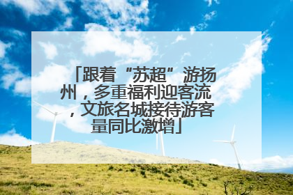跟着“苏超”游扬州，多重福利迎客流，文旅名城接待游客量同比激增
